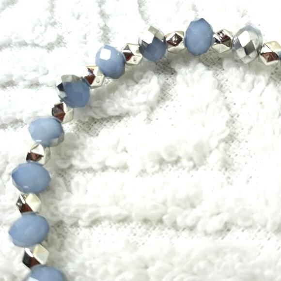 HANDMADE~Lavender & Silver Crystals Set - Picture 5 of 6